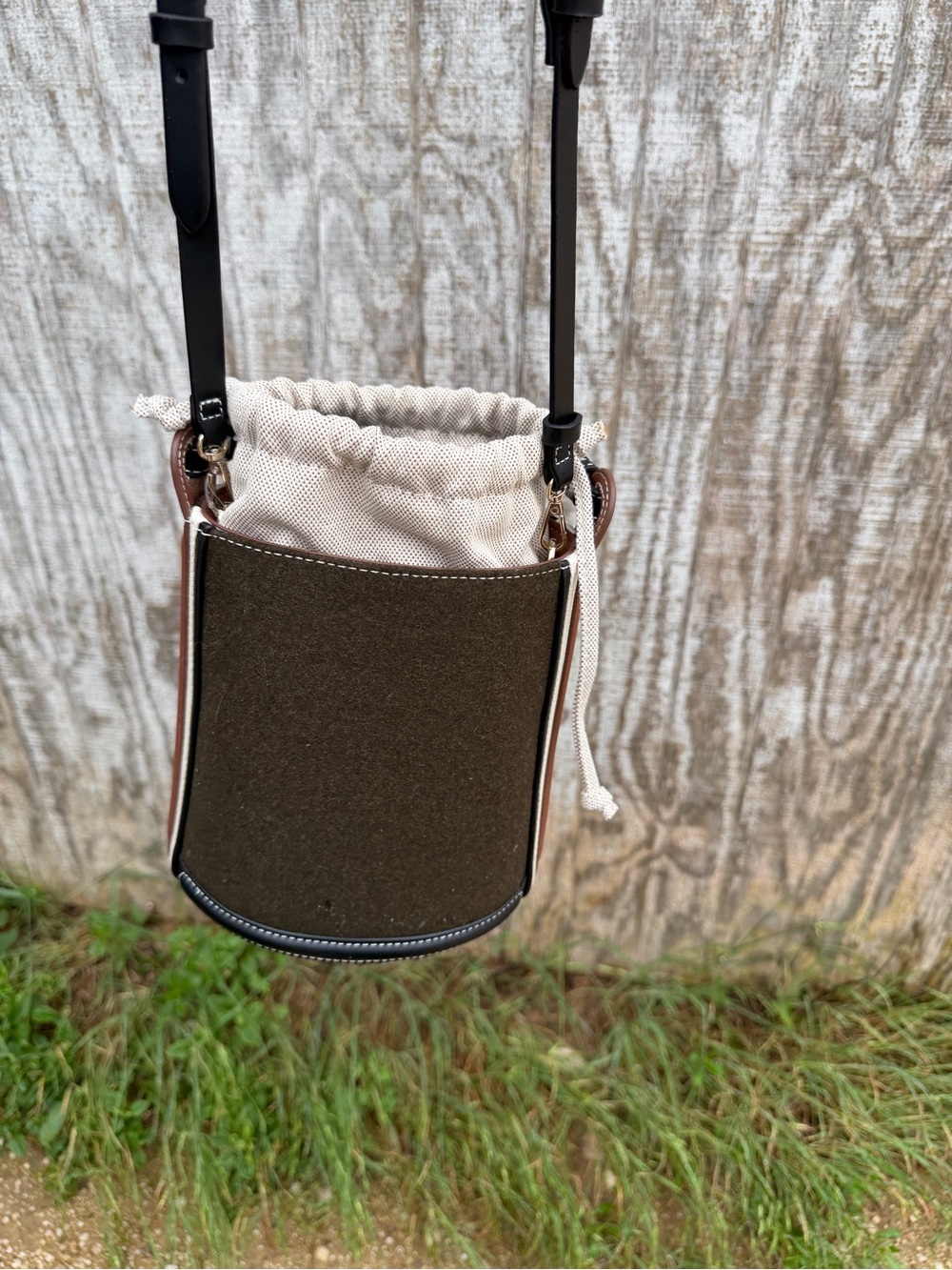 Zara Fabric Crossbody Bag - Picture 2 of 10